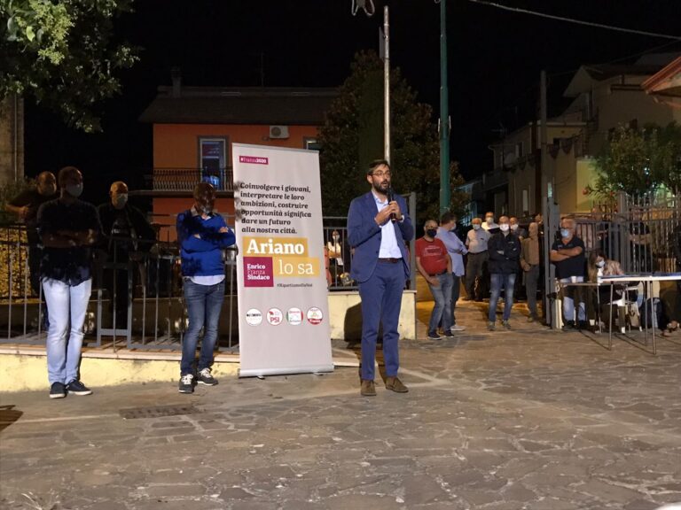 Ariano Irpino, continua il tour elettorale di Franza