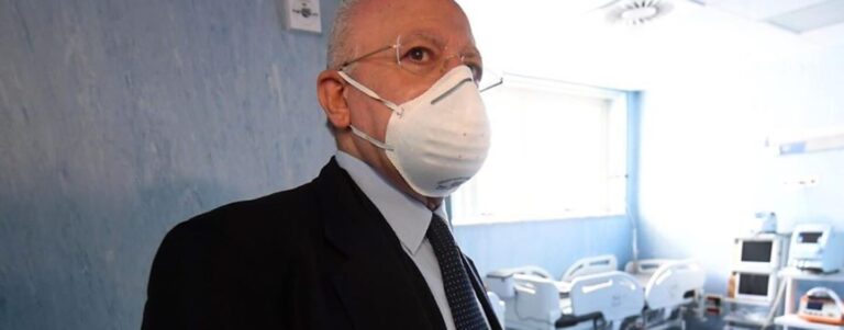 Coronavirus, De Luca: “Indispensabile decidere subito lockdown”