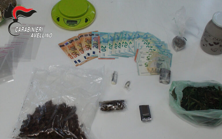 Avellino, sorpreso in casa con sostanze stupefacenti: 43enne in carcere