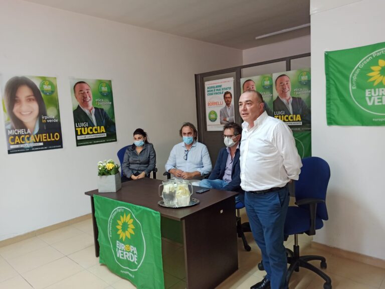 VIDEO E FOTO / “Non siamo quelli del no a tutti i costi, siamo per lo sviluppo sostenibile”. Europa Verde, il ritorno in pista di Tuccia