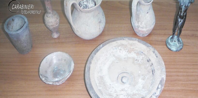 Lacedonia: in casa con anfore e piatti dell’epoca romana, 55enne nei guai