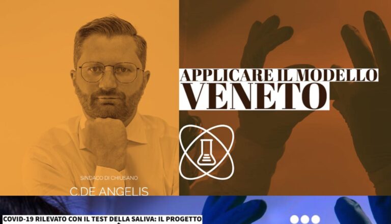 Il Comune di Chiusano si attiva con la Regione Veneto per i Test Salivari