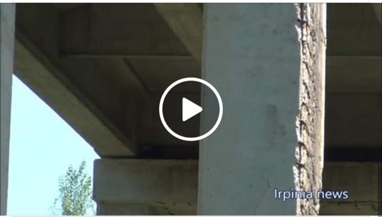 VIDEO/Castelfranci, Il ponte da incubo sull’Ofantina: condizioni statiche pessime e senso unico alternato