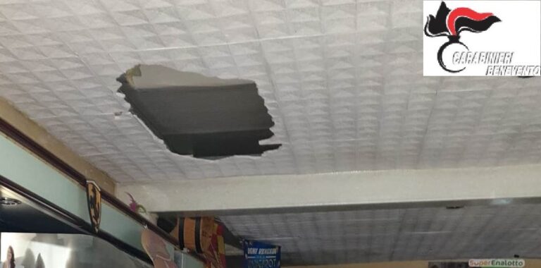 Banda del buco in fuga: fallito il colpo a San Lorenzello