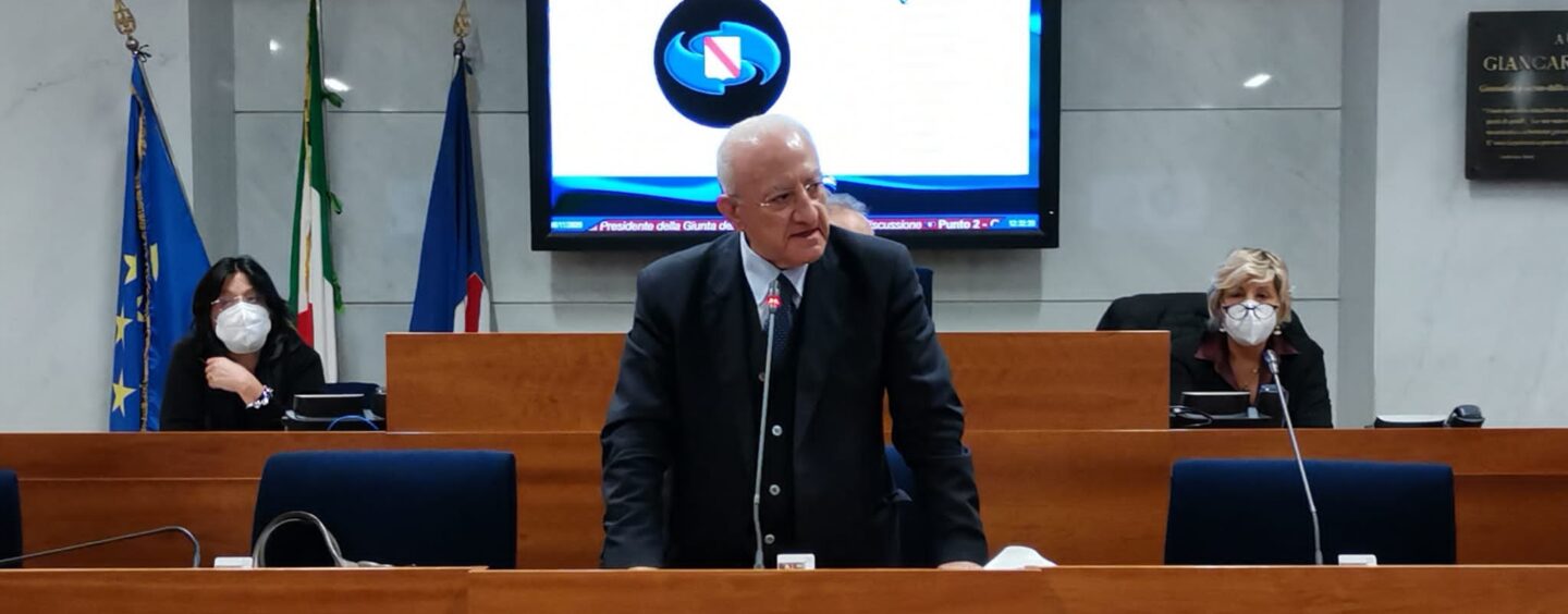 De Luca presenta il programma di Governo: “dobbiamo lavorare ad un piano industriale che punti sulle eccellenze e risolvere le criticità ambientali”