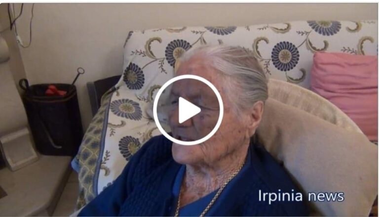 VIDEO/Laurina Sangenito compie 110 anni, la festa per la nonna irpina dei record