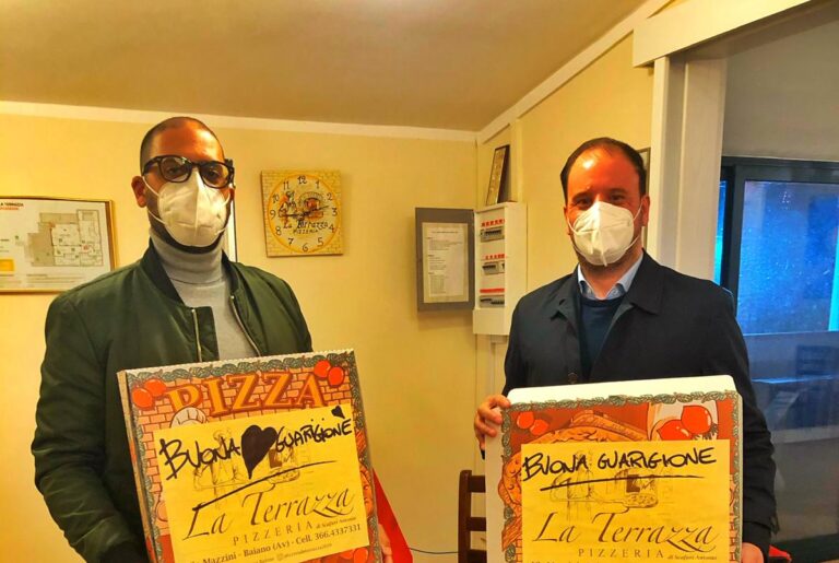 Baiano, pizze gratis alle famiglie in isolamento a causa del Covid