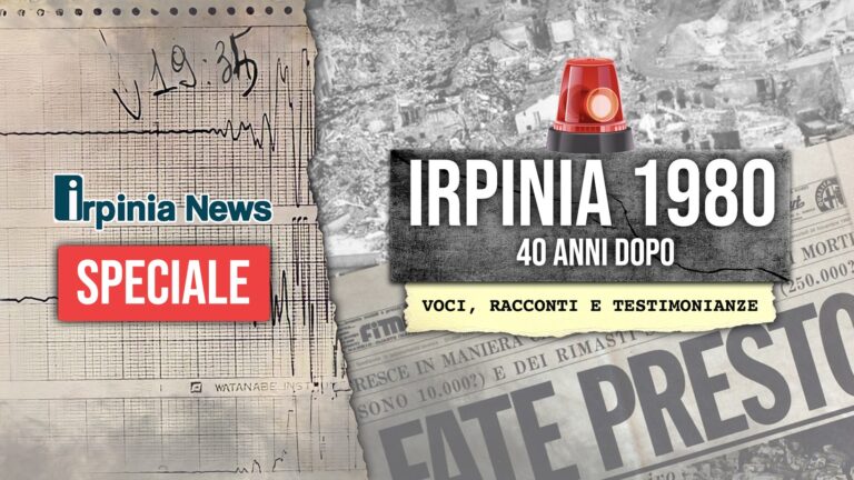 VIDEO/ 23 novembre 1980 – 23 novembre 2020: dalle tragedie si può rinascere