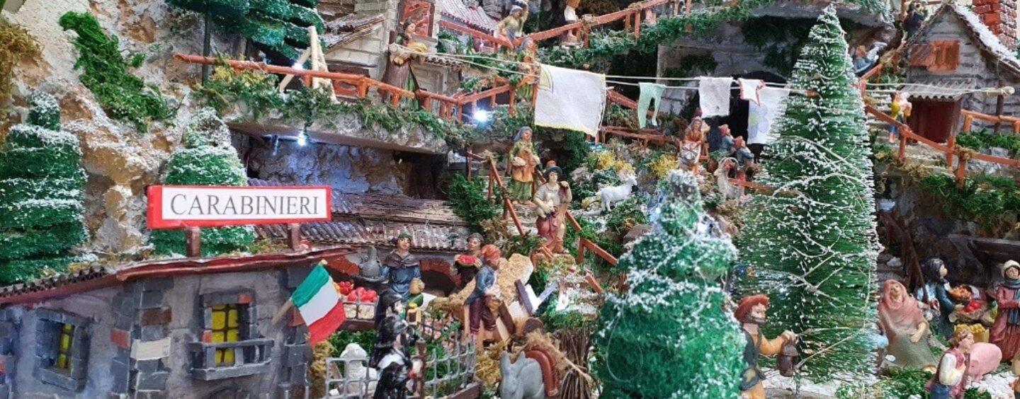 Il presepe dei carabinieri di Monteforte Irpino “conquista” la pagina nazionale Fb dell’Arma