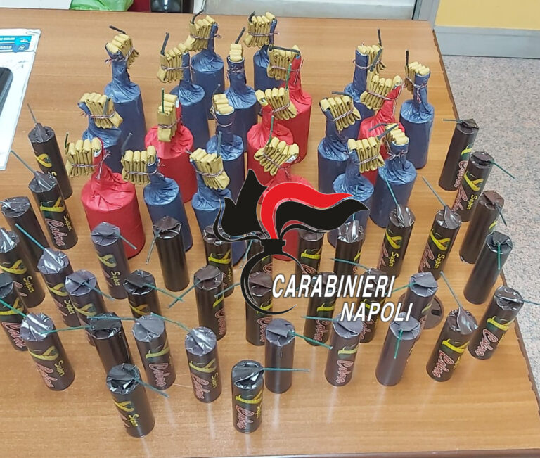 Botti illegali, guardia alta nel napoletano: sequestrati anche ordigni artigianali