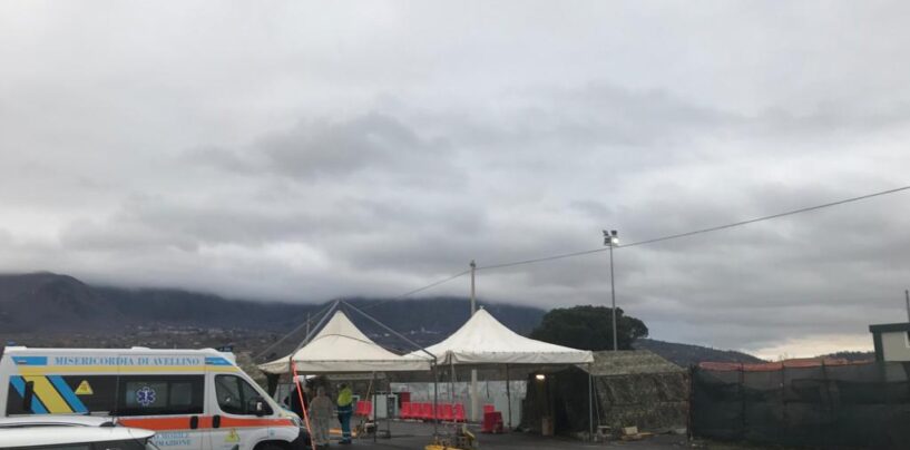 Test rapidi Comune di Avellino: spostamento tendostrutture