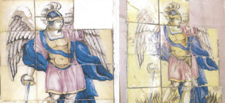 Contrada esulta: ritrovato il pannello di San Michele Arcangelo a sette anni dal furto