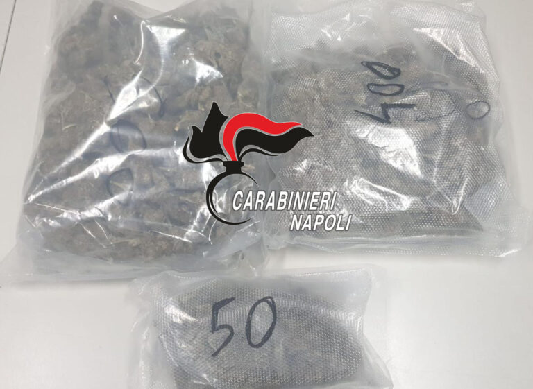 Boscoreale, coppia in manette per spaccio di droga