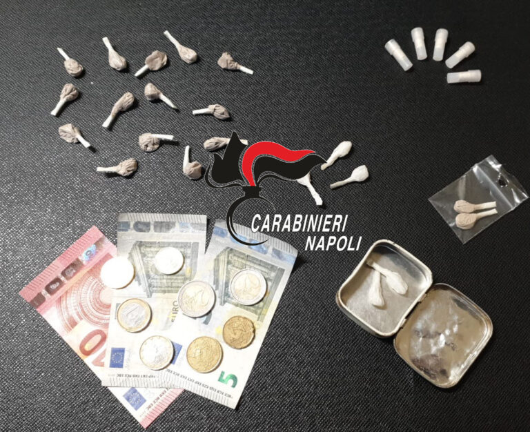 Servizi anti-droga dei Carabinieri: 2 pusher arrestati nel napoletano