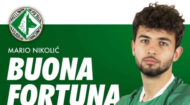 L’Us Avellino saluta Mario Nikolic: il difensore rientra in patria