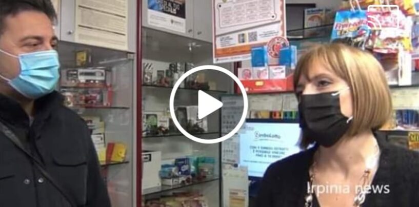 VIDEO/Altavilla Irpina in festa per la vincita dei 500.000 euro della lotteria
