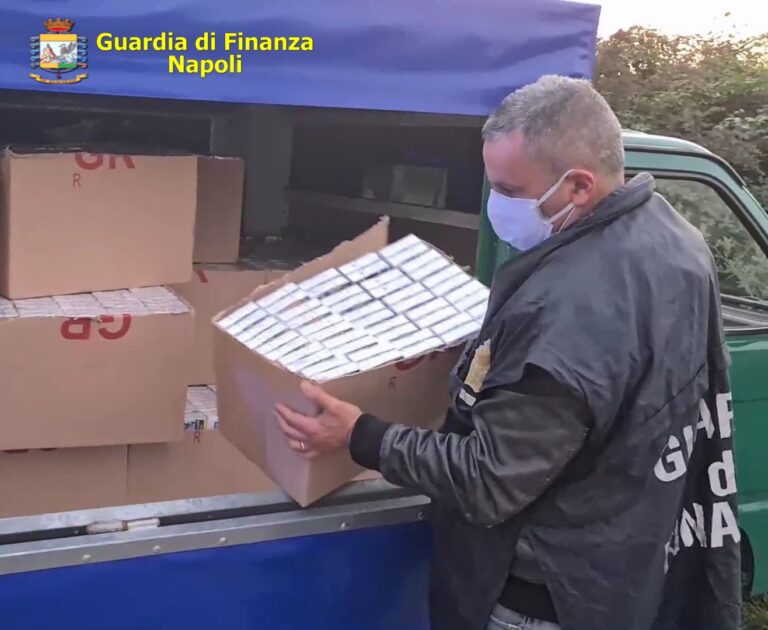 VIDEO/ Guardia di Finanza Napoli, maxi operazione in tutta Italia contro il contrabbando di sigarette