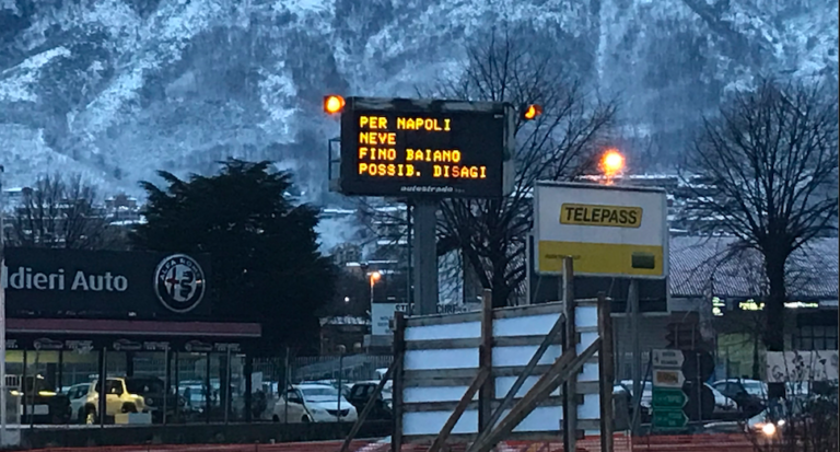 VIDEO/ Neve e viabilità, la situazione sulle strade irpine. Disagi a Monteforte