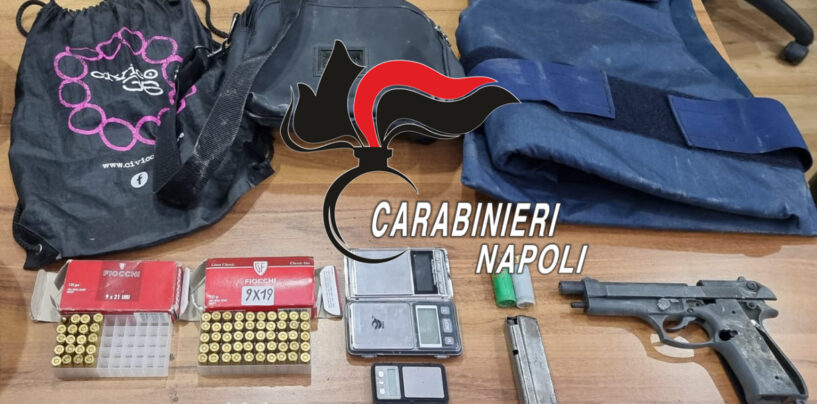 Arzano e Afragola, controlli dei Carabinieri: sequestrata una pistola e chiusa attività per violazioni covid