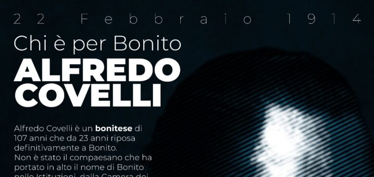 Bonito, anniversario nascita Alfredo Covelli: il ricordo del comitato
