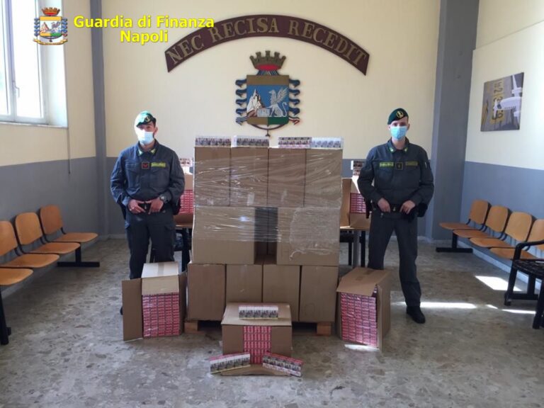 VIDEO/ Contrabbando di sigarette, maxi sequestro nel Casertano