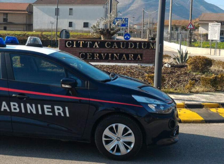 Cervinara, in carcere un 20enne: deferito dai carabinieri per evasione