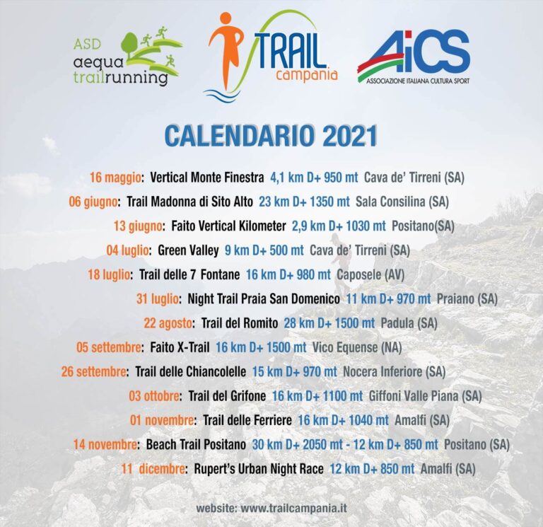 Trail Campania 2021, Caposele annuncia la tappa regionale “delle 7 fontane”