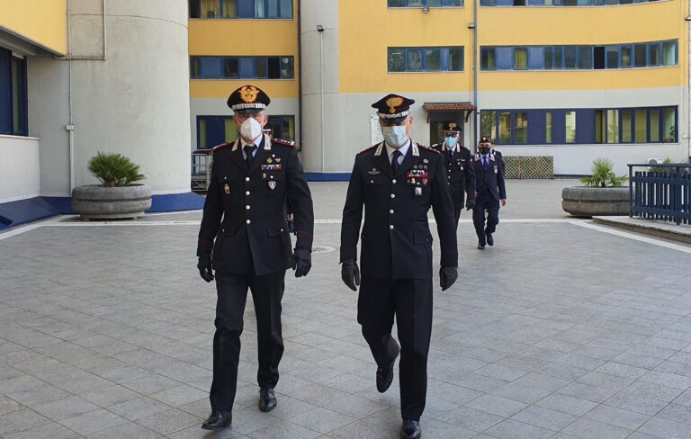 FOTO/ Carabinieri, il Generale di Corpo d’Armata Maurizio Detalmo Mezzavilla in visita ad Avellino