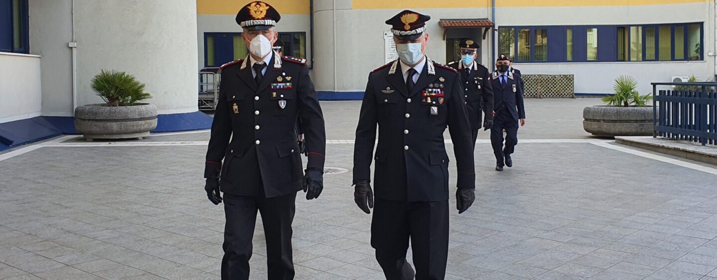 FOTO/ Carabinieri, il Generale di Corpo d’Armata Maurizio Detalmo Mezzavilla in visita ad Avellino