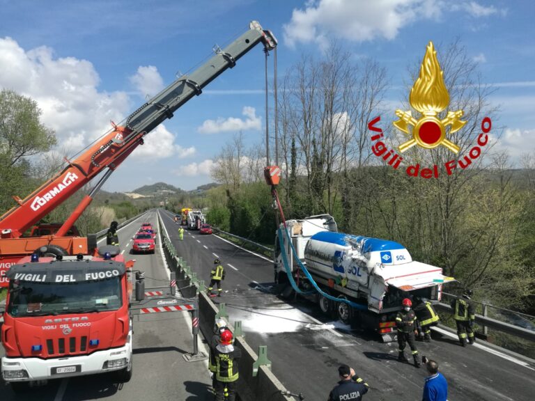 Incidente sul raccordo, si torna alla normalità