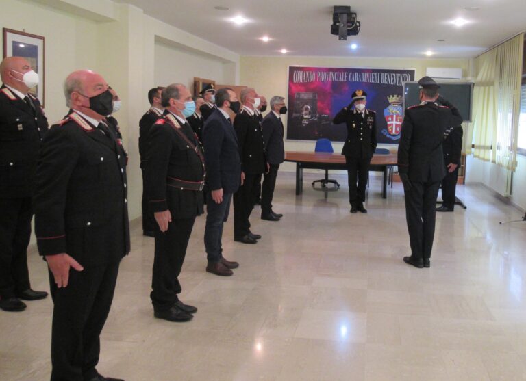 FOTO / Carabinieri Benevento, la visita del Generale Mezzavilla
