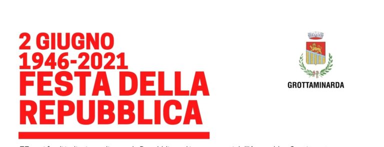 2 giugno, Grottaminarda rende omaggio alla Repubblica