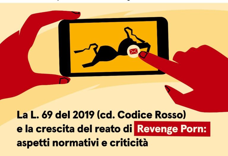 Codice rosso e Revenge porn: convegno su aspetti normativi e criticità della legge