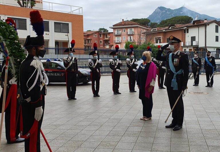 Festa dei Carabinieri, cerimonia sobria ad Avellino: il bilancio di un anno di attività