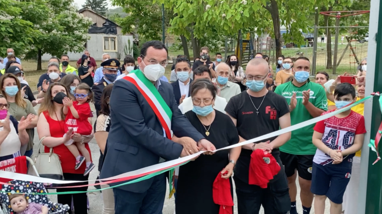 Serino, inaugurata la nuova struttura sportiva comunale. Presente anche Fabiano Parisi