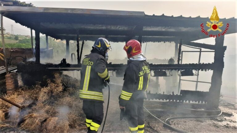 FOTO / Lapio e Montella, due incendi in poche ore