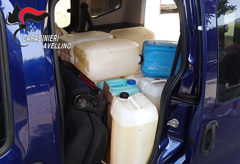 Sorpresi con 400 litri di gasolio miscelato con altre sostanze e schede carburante di dubbia provenienza: denunciati due soci in affari
