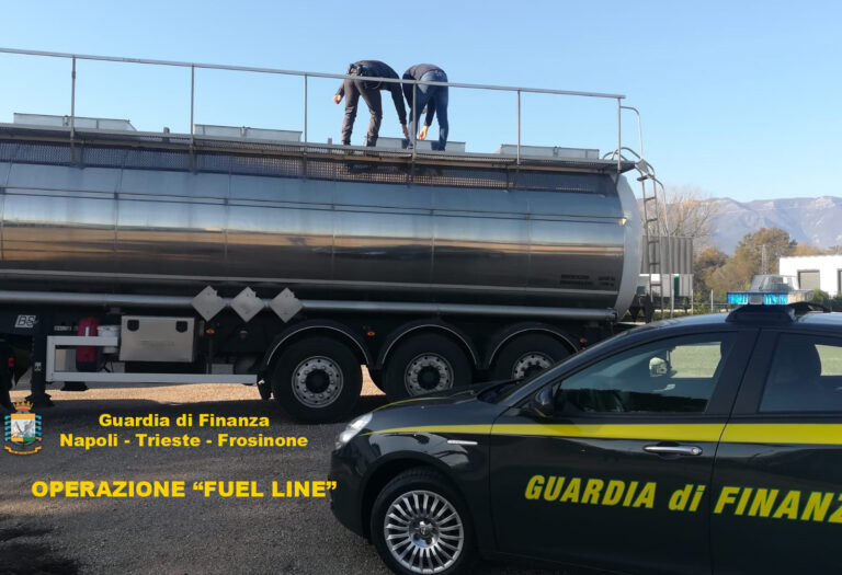 Maxi frode nel settore dei prodotti petroliferi: sequestro da 24 milioni tra Lazio e Campania