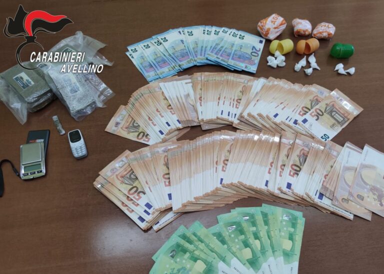 Chiusano San Domenico, la droga non sfugge al fiuto di “Olli”: sequestrato mezzo Kg di hashish, un etto di cocaina e 20mila euro in contanti