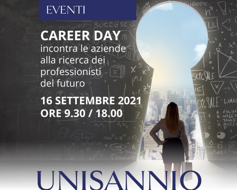 Career Day all’Università del Sannio, al via le iscrizioni