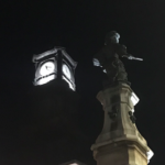 avellino dogana torre orologio notte