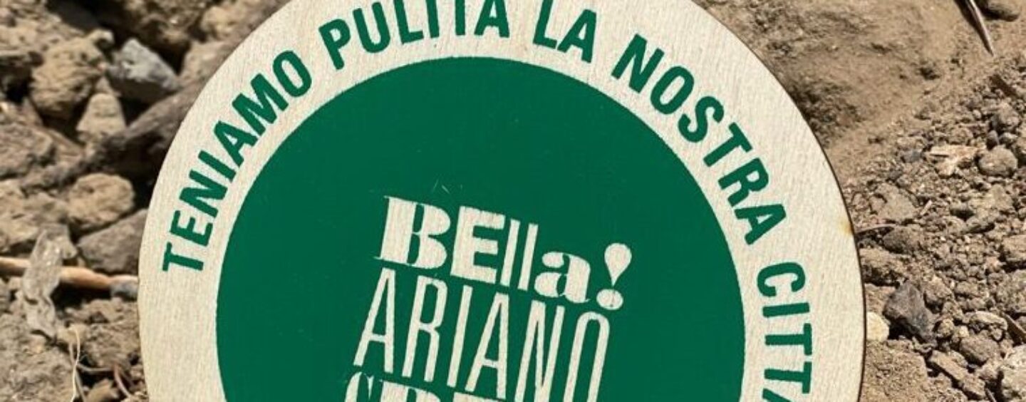 “Bella! Arianogreen”: il Comune del Tricolle sensibilizza i cittadini al rispetto dell’ambiente