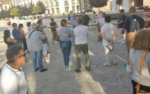 Protesta No green pass ad Avellino: pochi partecipanti a Piazza Libertà/VIDEO
