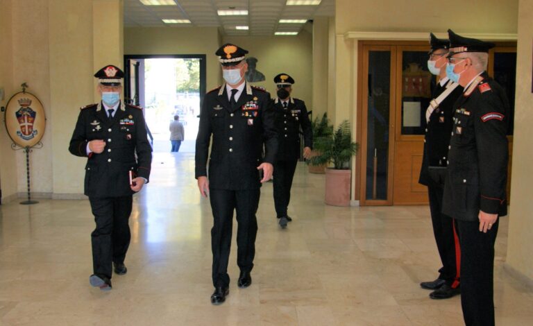 Carabinieri, il nuovo Comandante della Legione Campania in visita ad Avellino