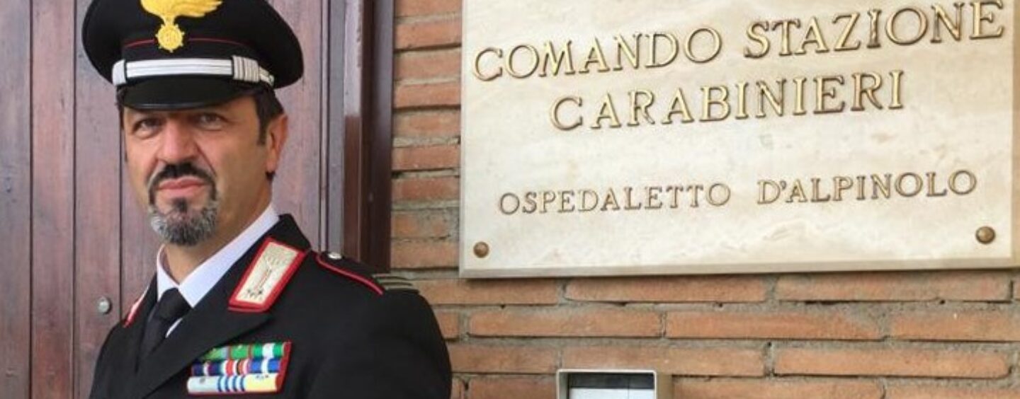 Carabinieri Ospedaletto d’Alpinolo: il maresciallo capo Luciano Perrone nuovo comandante