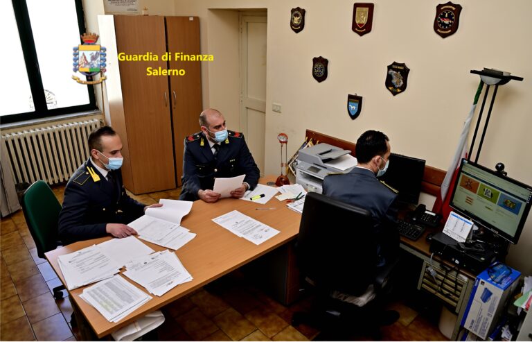 Contributi Covid a fondo perduto: a Salerno percepiti illecitamente oltre 50mila euro