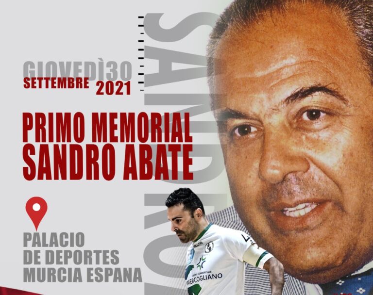Memorial Sandro Abate, appuntamento il 30 settembre a Murcia