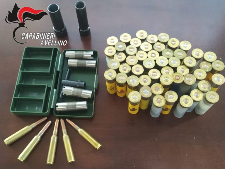 Nascondeva parti di armi e munizioni in cantina: smascherato 60enne di Serino