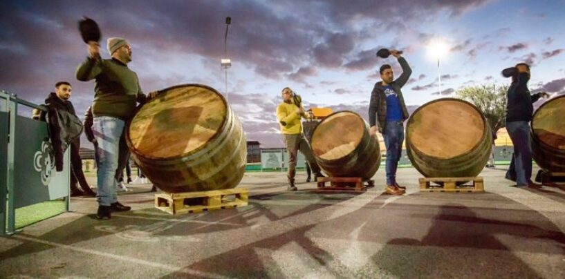 A Prata un sabato a suon di botti con i “Bottari” di Macerata Campania