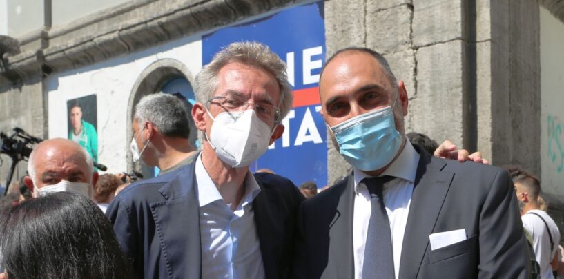 FOTO / Amministrative: Gubitosa a Napoli per sostenere Manfredi